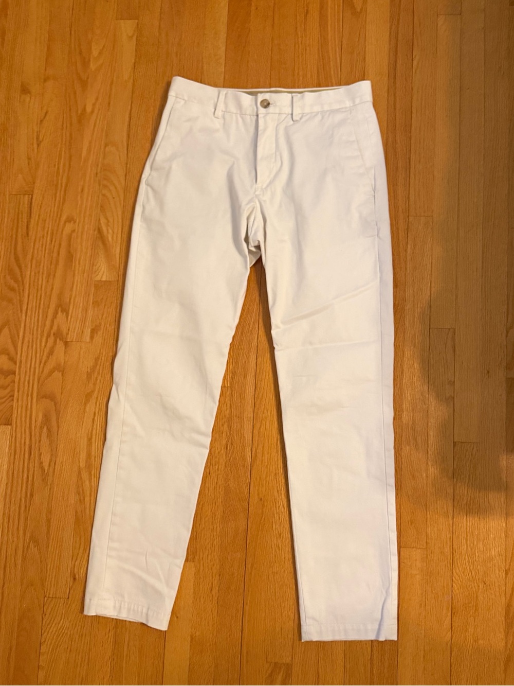 Banana Republic Men’s Slim Chino Pants White 29W x 32L Stretch
